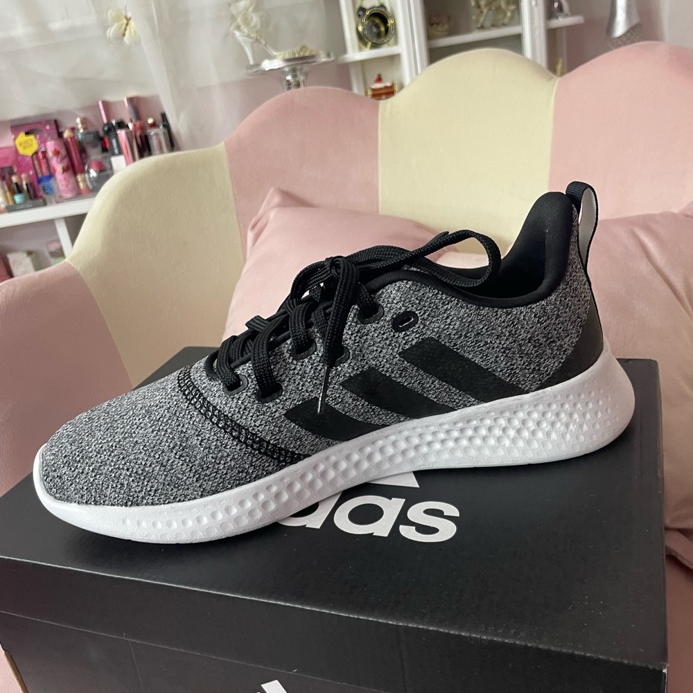 Adidas women’s Black and Gray Sneakers - Picture 2 of 4